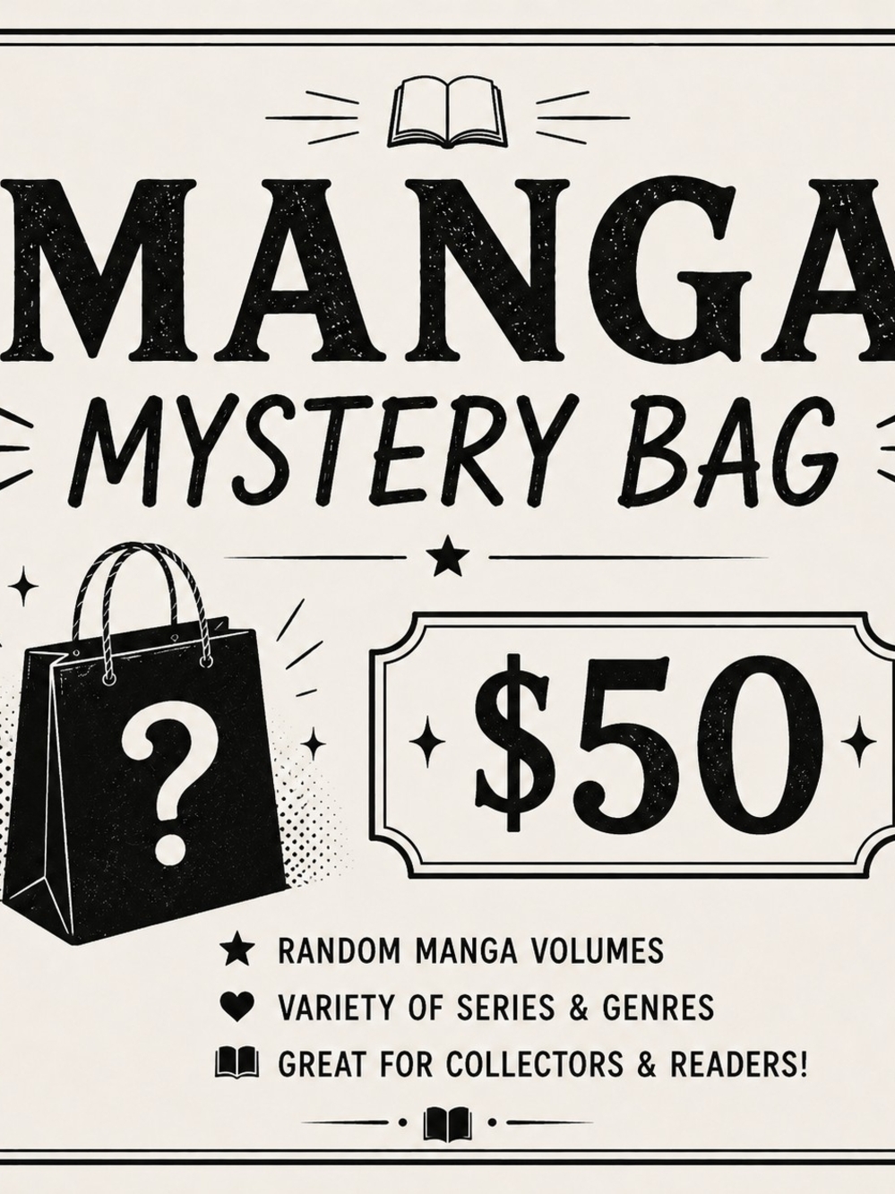 Mystery Manga Bag